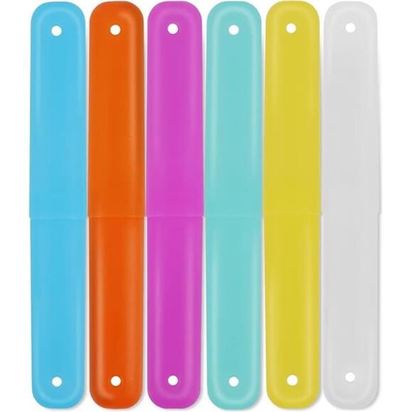 6 Pack Travel Toothbrush Case Portable Toothbrush Holder Camping Home Bathroom - Picture 8 of 8
